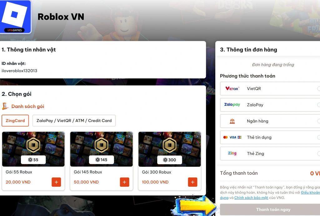 chon-phuong-thuc-thanh-toan-robux-roblox-vnggames