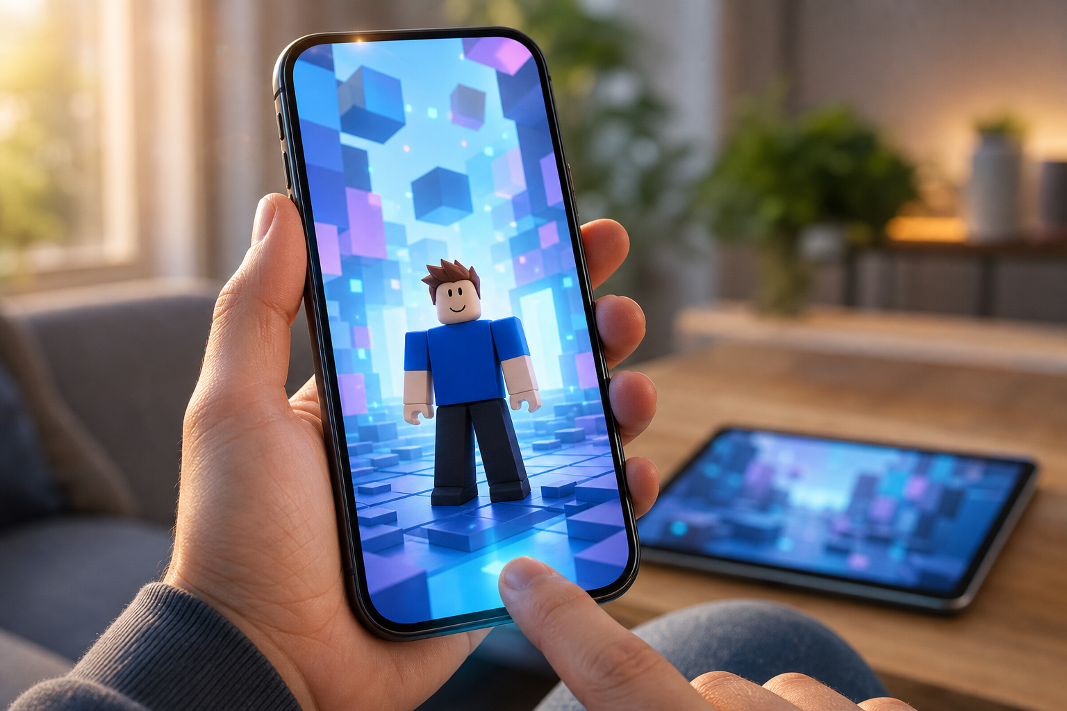 Đăng nhập Roblox trên điện thoại Android iPhone hoặc iPad