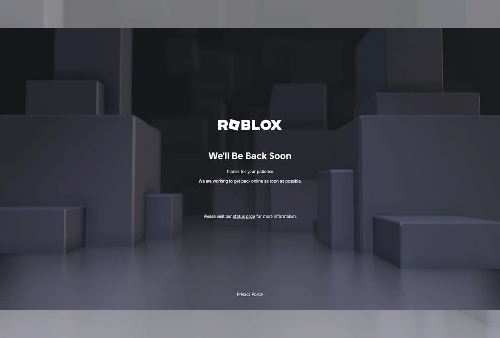 Kiểm tra trạng thái server Roblox khi không vào được game