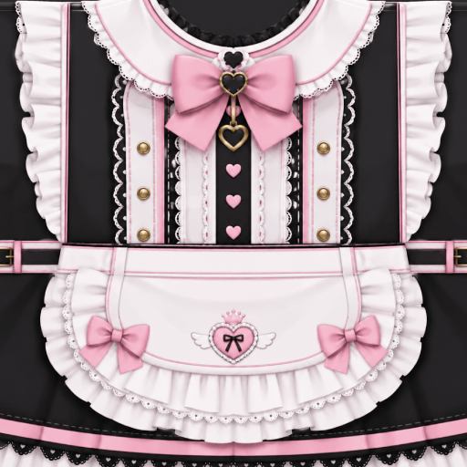 T-shirt Roblox Cute Maid phong cách hầu gái kawaii màu hồng pastel dễ thương