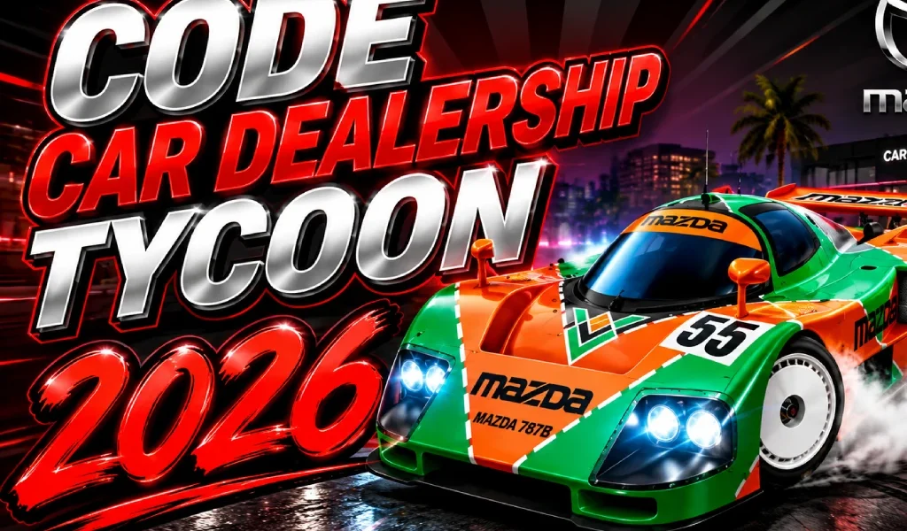 Code Car Dealership Tycoon Mới Nhất