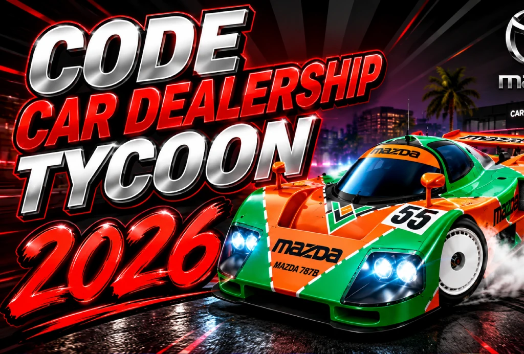 Code Car Dealership Tycoon Mới Nhất